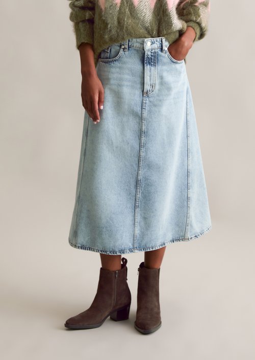 Denim skirt — Light Blue