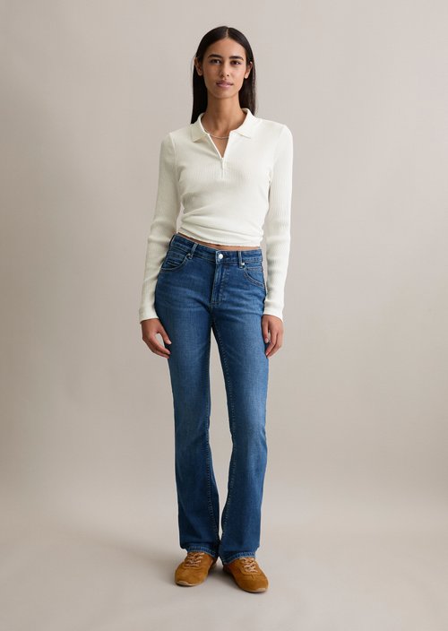 Jeans model Nella bootcut — Dark Blue