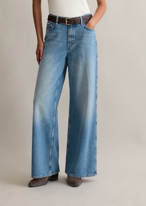 Jeans model Anjo extra wide — Bright Blue