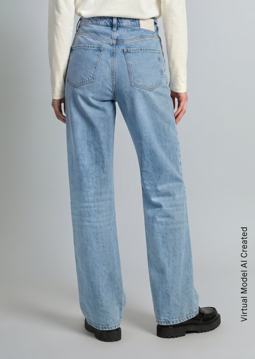 Jeans model Tomma wide — Light Blue