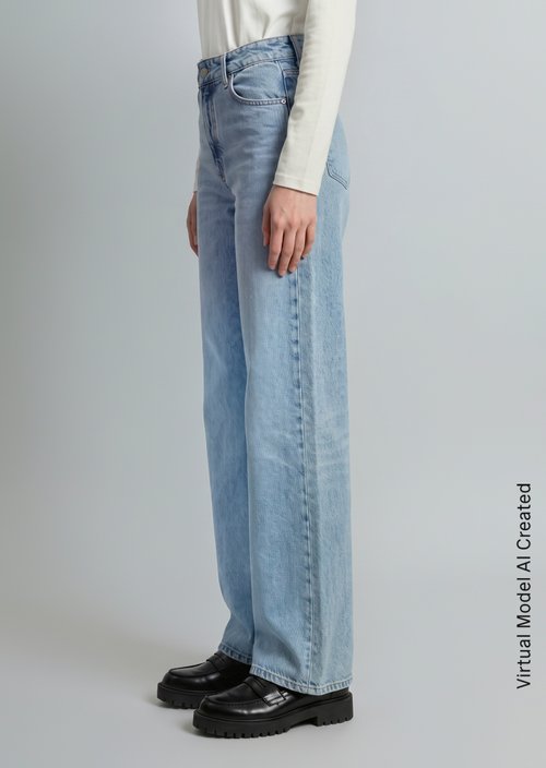 Jeans model Tomma wide — Light Blue