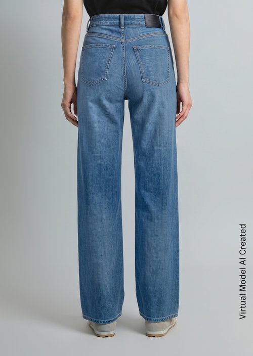 Jeans model Tomma wide — Medium Blue
