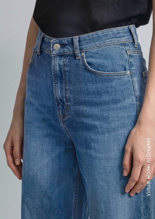Jeans model Tomma wide — Medium Blue