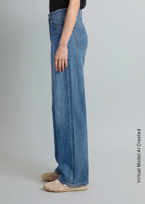 Jeans model Tomma wide — Medium Blue
