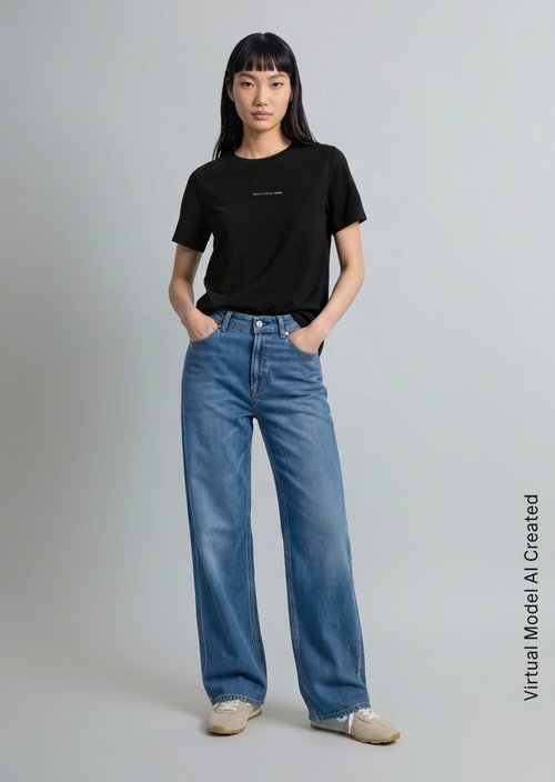Jeans model Tomma wide — Medium Blue