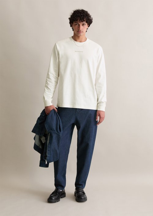 Jeans with European nettle fibers — Dark Blue