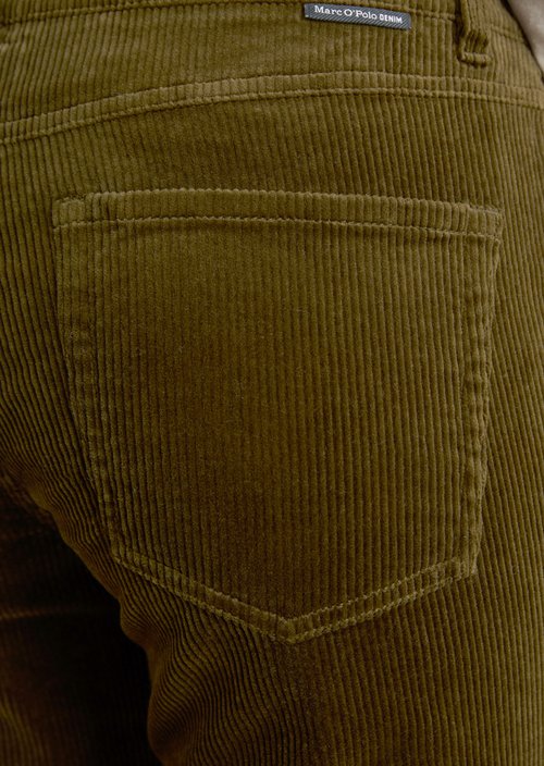 Corduroy pants model Nella bootcut — Burnished Logs