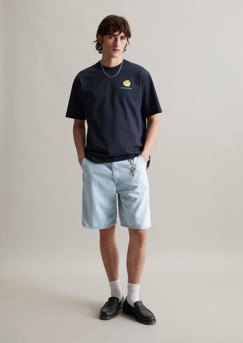 T-shirt oversized — Navy Teal