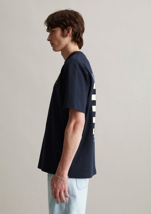T-shirt oversized — Navy Teal