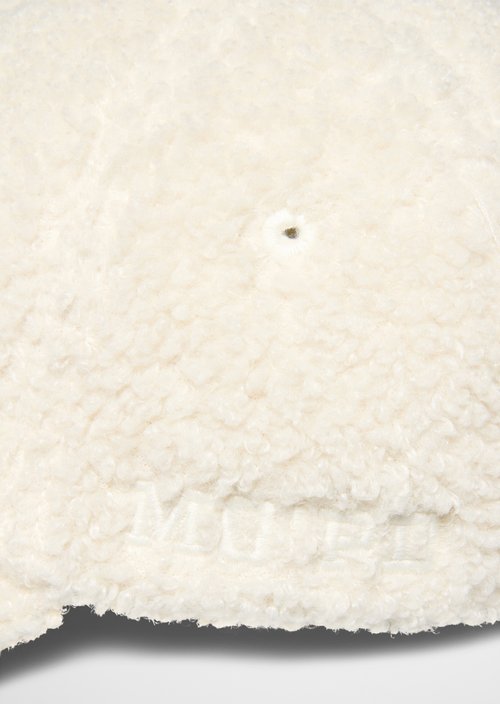 Teddy cap — White Blush