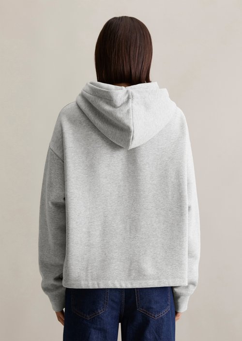 Hoodie regular — Stone Melange