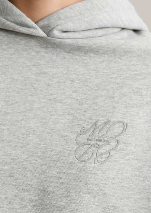 Hoodie regular — Stone Melange