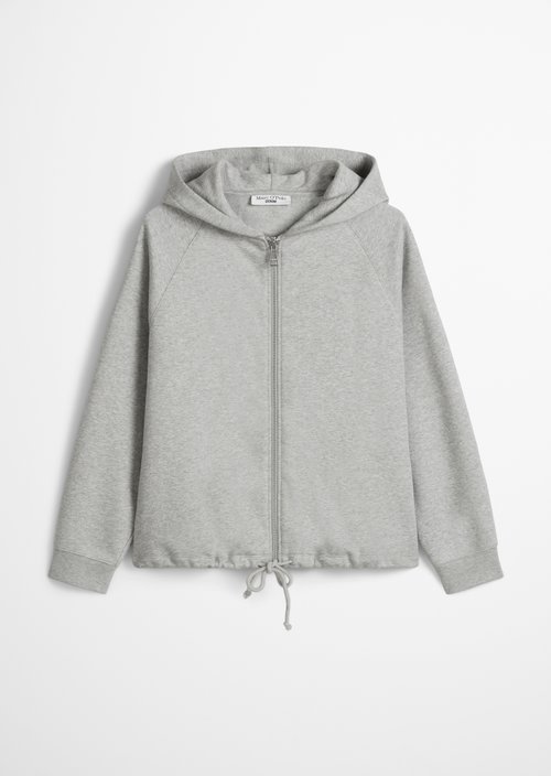 Sweat jacket regular — Stone Melange