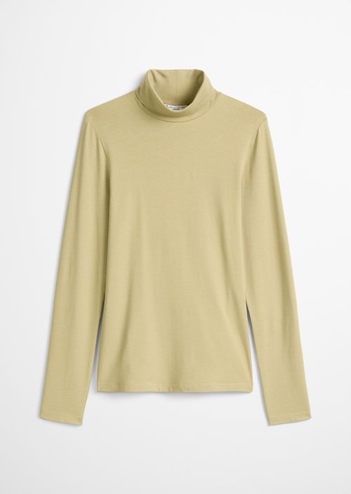 Turtleneck longsleeve slim — Artichoke Leaf