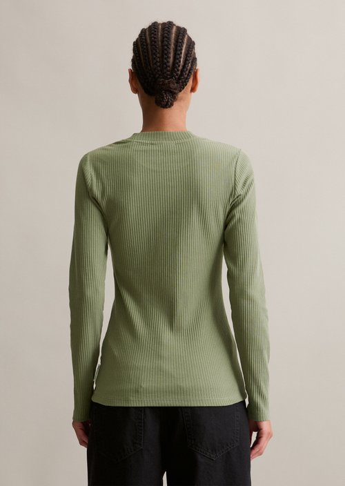 Longsleeve slim — Desert Sage