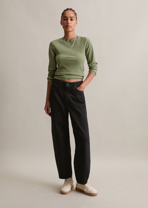 Longsleeve slim — Desert Sage