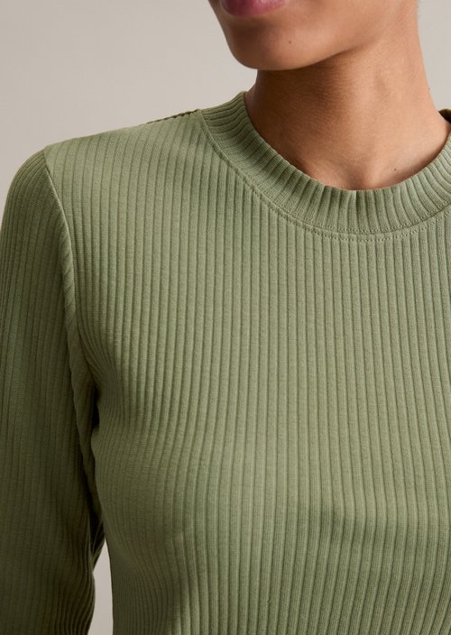 Longsleeve slim — Desert Sage