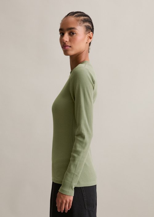 Longsleeve slim — Desert Sage
