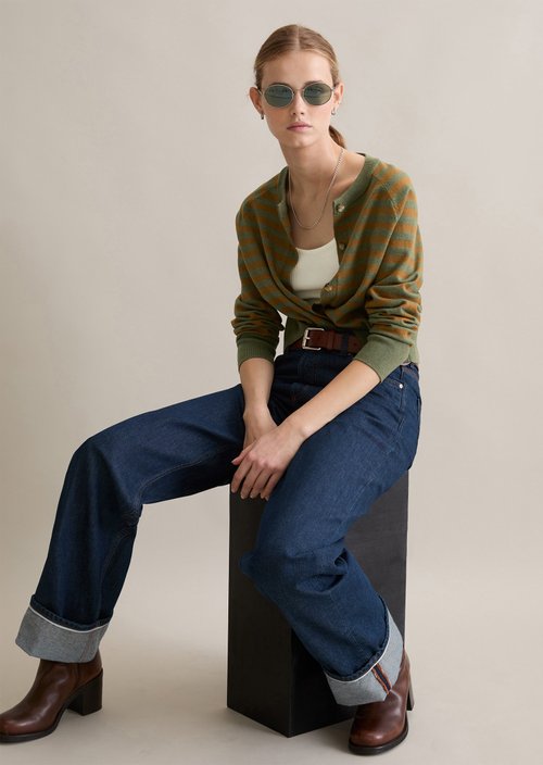 Pantalones Capri Para Mujer Color Cereza - Algodón Y Elastano, Cintura Elástica, Bolsillos, Talla 38-26