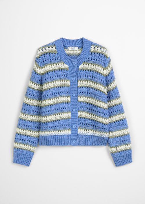 Cardigan regular — Medium Blue