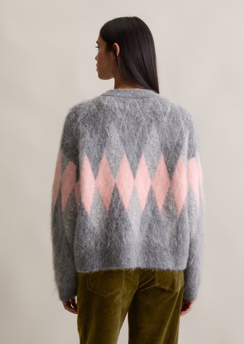 Relaxed knit sweater — Medium Grey
