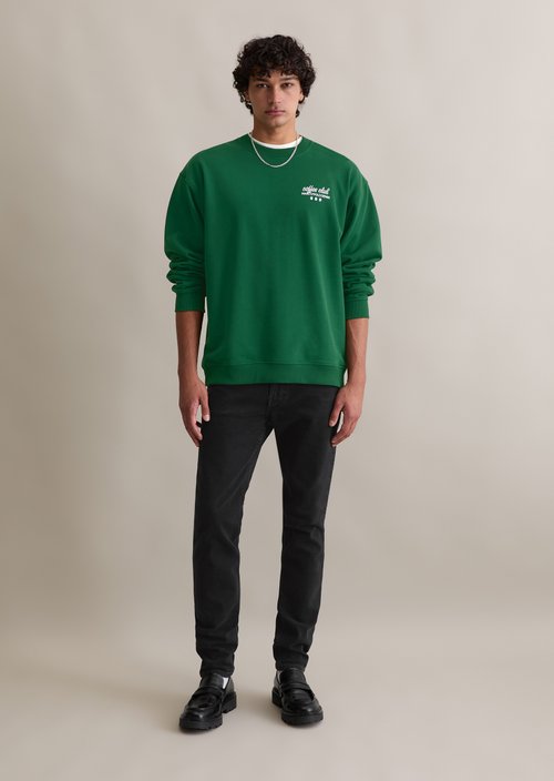 Relaxed sweatshirt — Rich Emerald