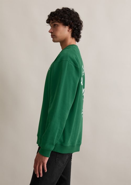 Relaxed sweatshirt — Rich Emerald