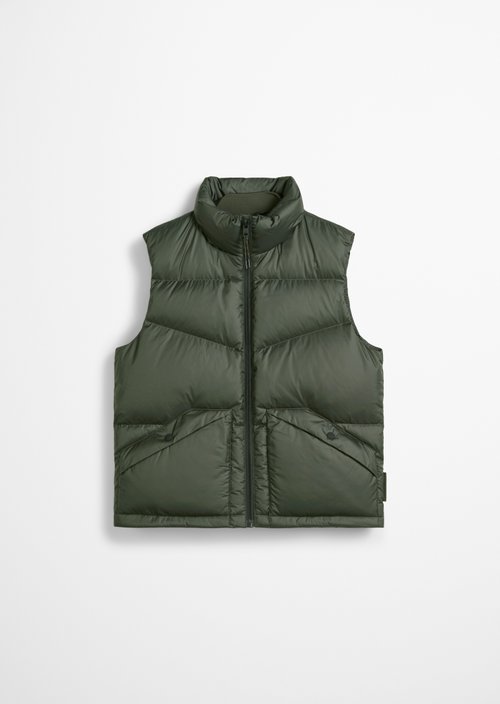 Regular puffer down vest — Pineneedle