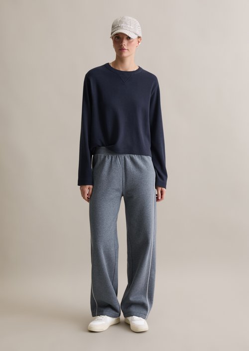 Relaxed longsleeve — Blue Depths