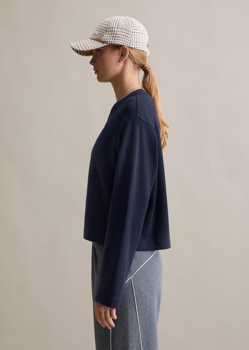 Relaxed longsleeve — Blue Depths