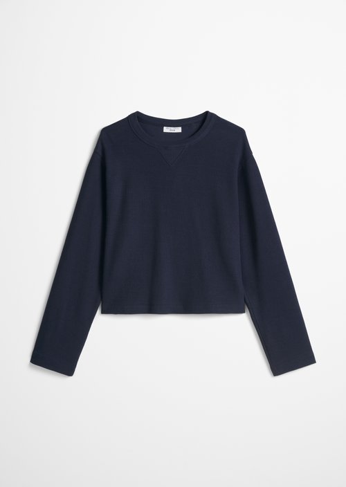 Relaxed longsleeve — Blue Depths