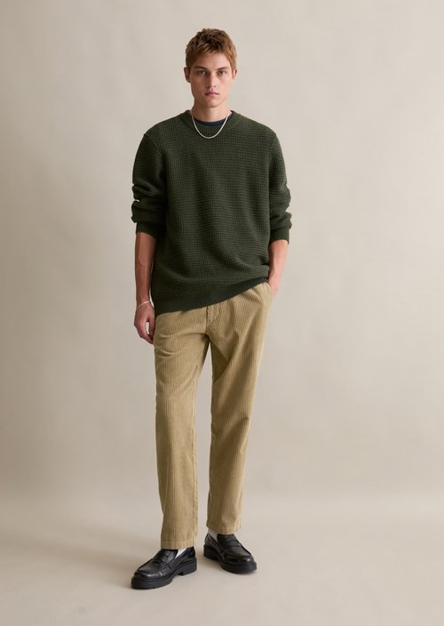 Wool sweater relaxed — Pineneedle