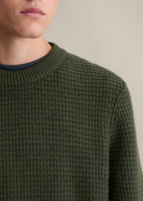 Wool sweater relaxed — Pineneedle