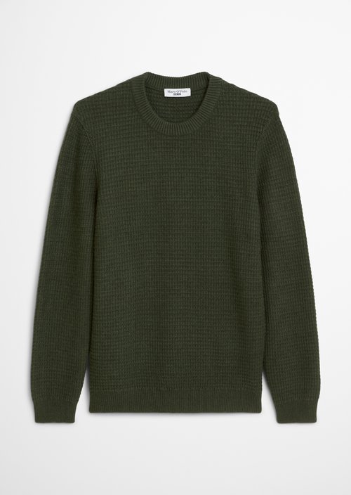 Wool sweater relaxed — Pineneedle