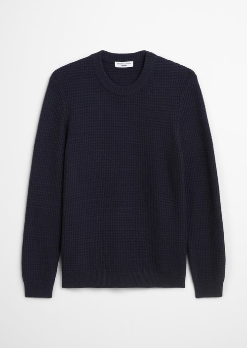 Wool sweater relaxed — Blue Depths