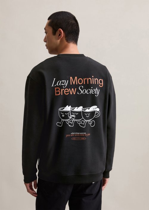 Relaxed sweatshirt — Black