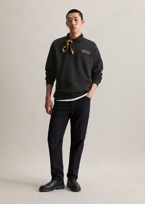 Relaxed sweatshirt — Black