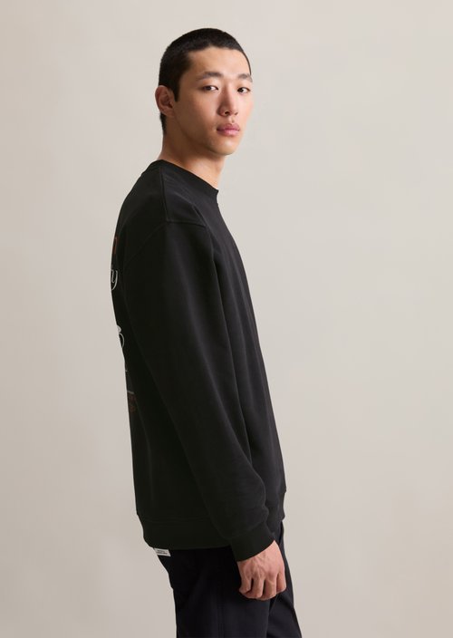 Relaxed sweatshirt — Black