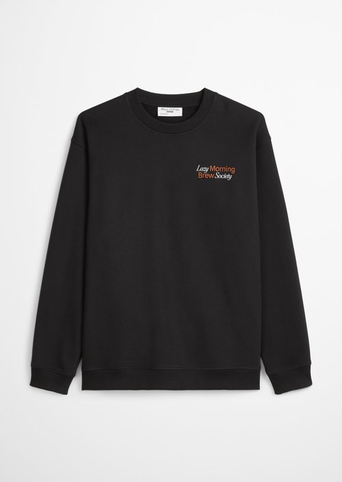 Relaxed sweatshirt — Black
