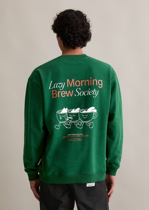 Relaxed sweatshirt — Rich Emerald