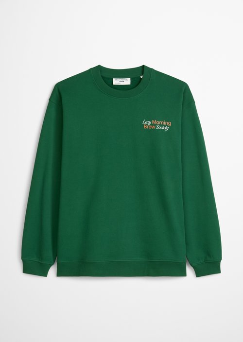 Relaxed sweatshirt — Rich Emerald