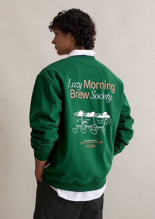 Relaxed sweatshirt — Rich Emerald