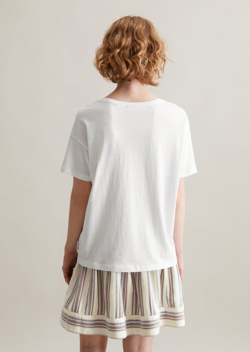 Relaxed T-shirt — Silky White