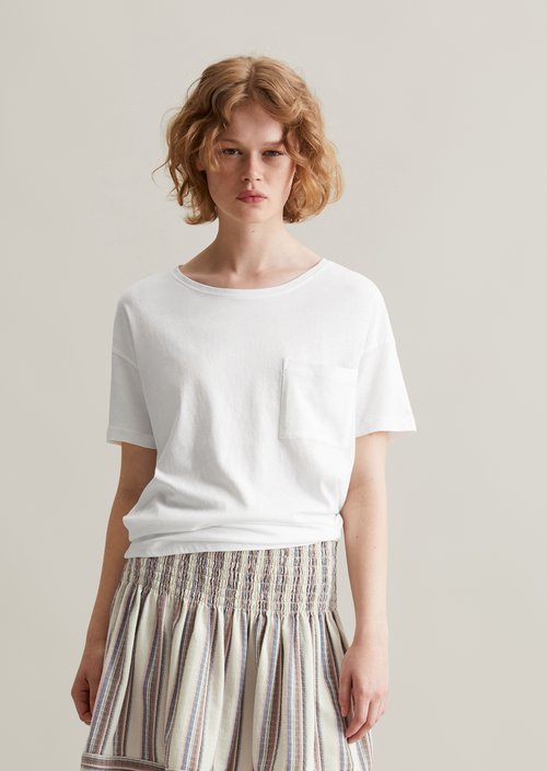 Relaxed T-shirt — Silky White