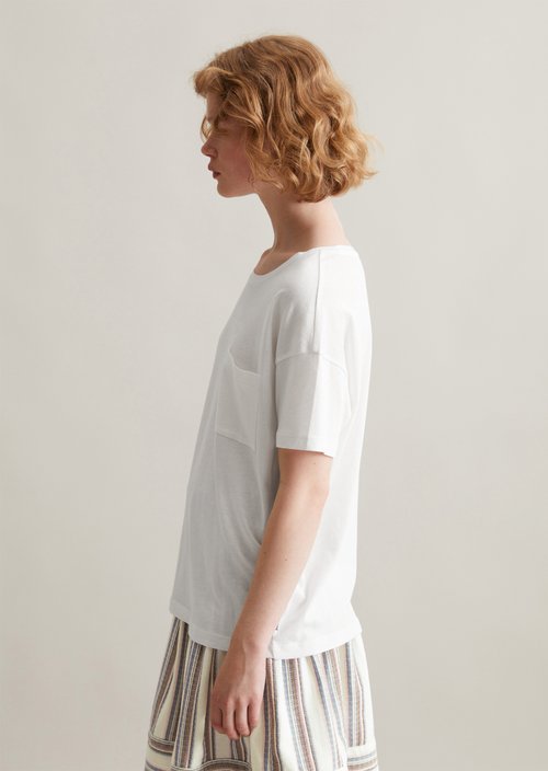 Relaxed T-shirt — Silky White