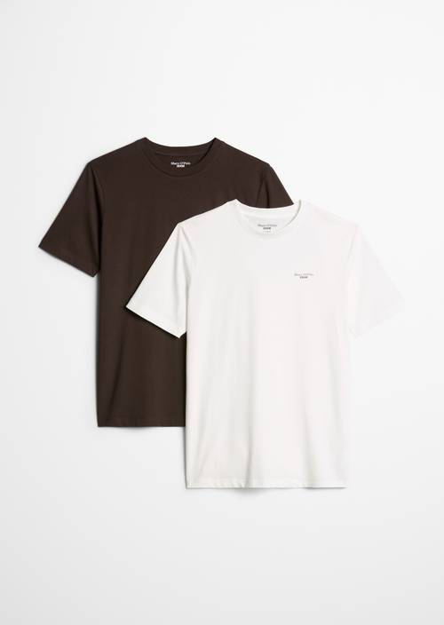 T-Shirt regular Dark Brown in freigestellter Ansicht ohne Model