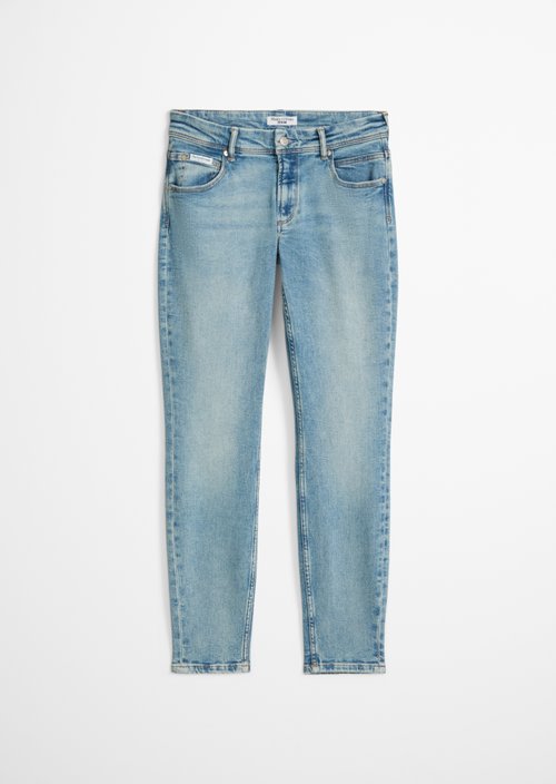 Jeans model Alva slim cropped — Light Blue