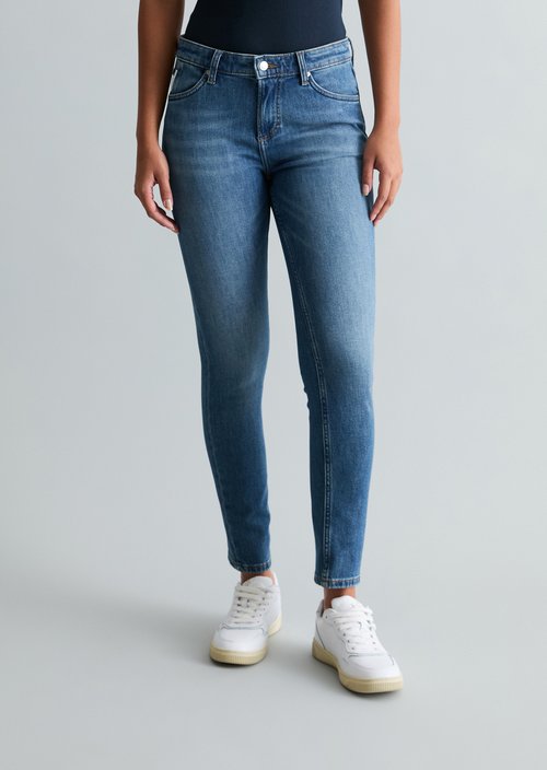 Jeans model Kaj skinny cropped — Medium Blue