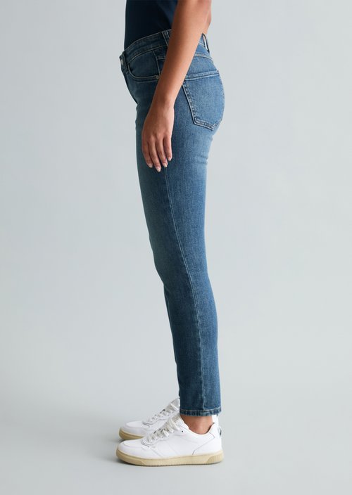 Jeans model Kaj skinny cropped — Medium Blue