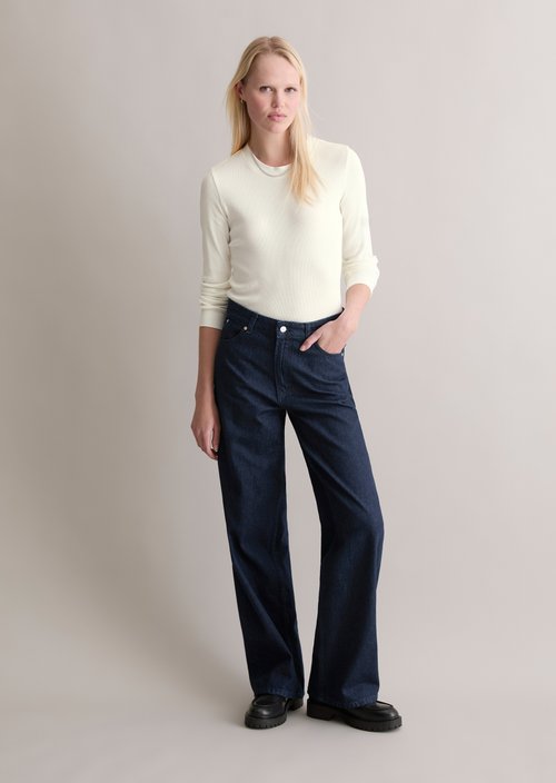 Jeans model Tomma wide — Dark Blue